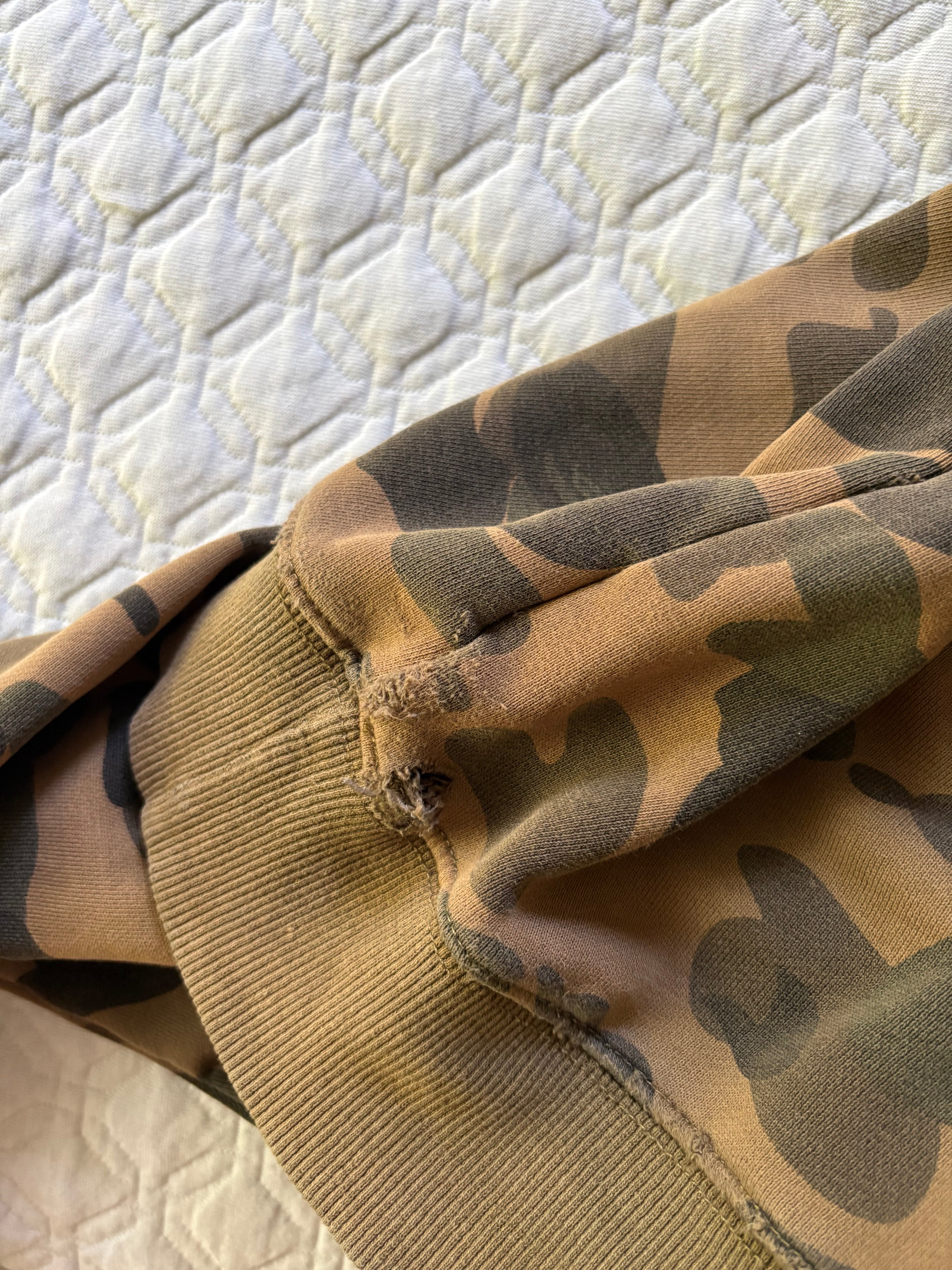 Vintage Bape Camo College Pullover (S)