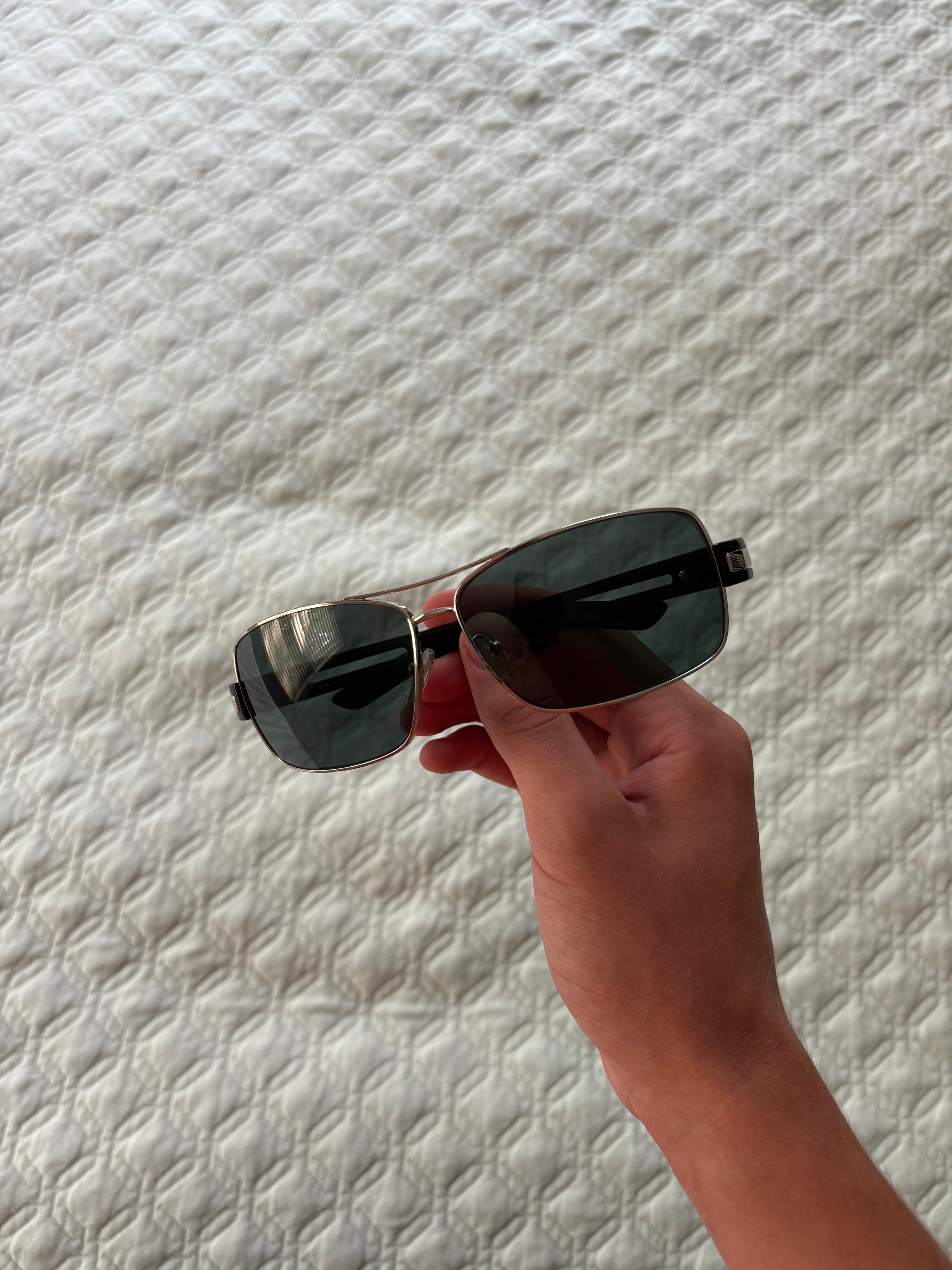Vintage Prada SPR 54I rectangular sunglasses