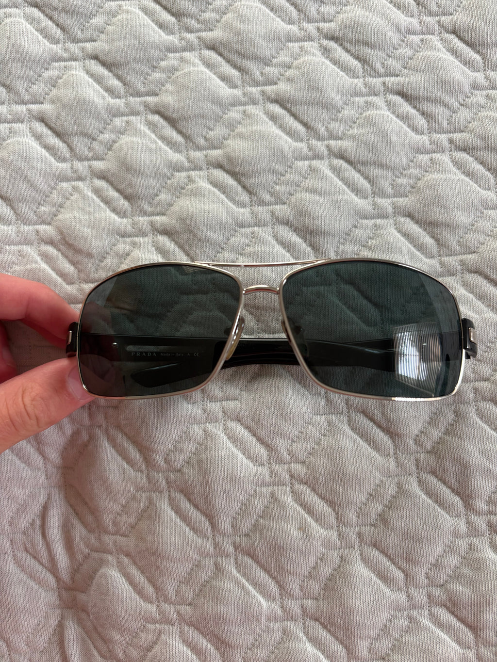 Vintage Prada SPR 54I rectangular sunglasses