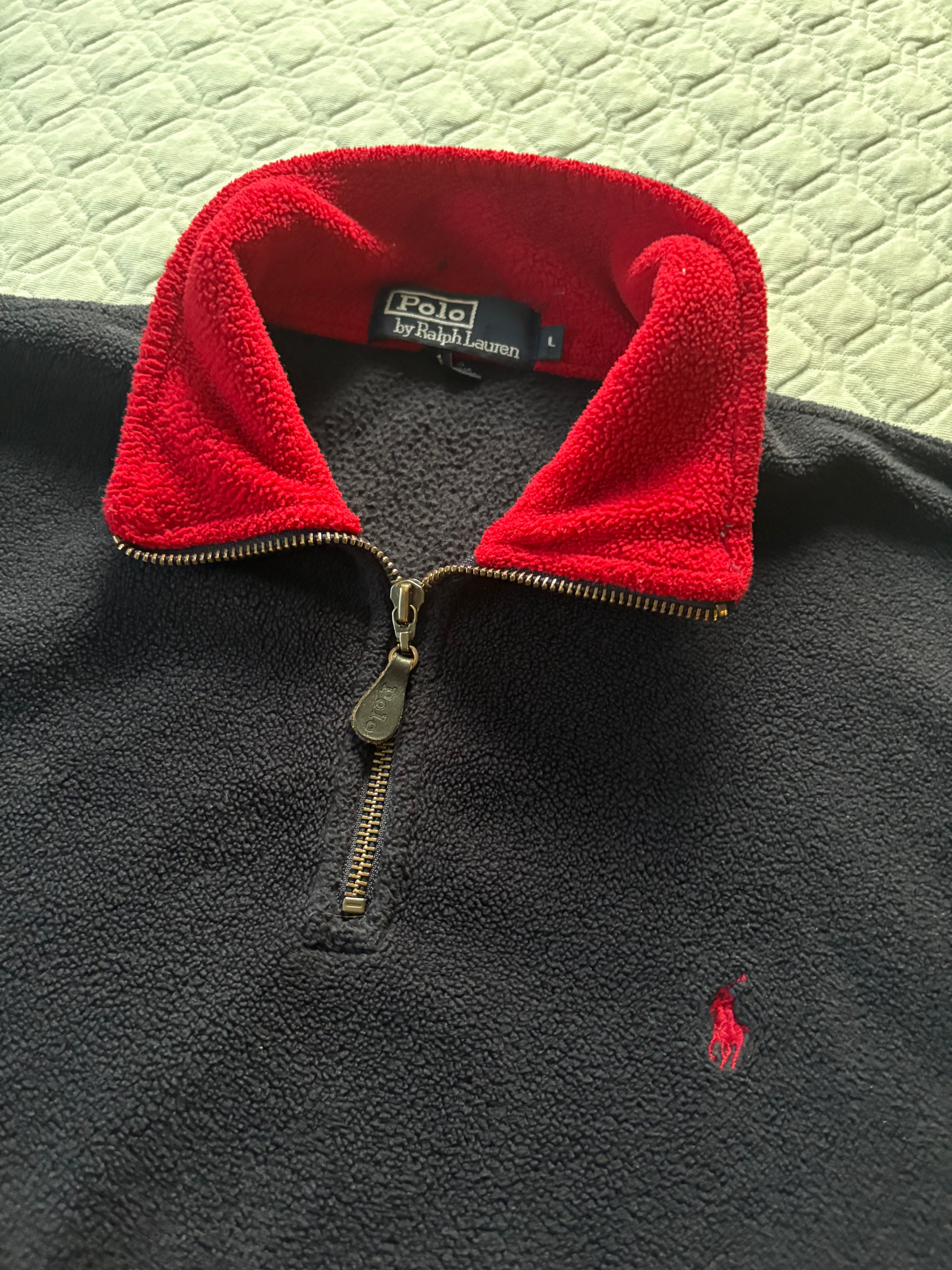 Polo Ralph Lauren Fleece Quarterzip (L)