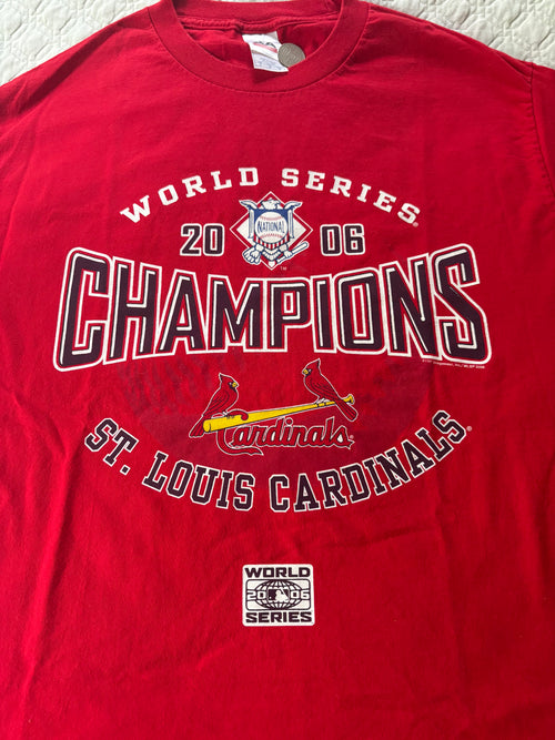 2006 St Louis Cardinals World Series Champs Tee (L)
