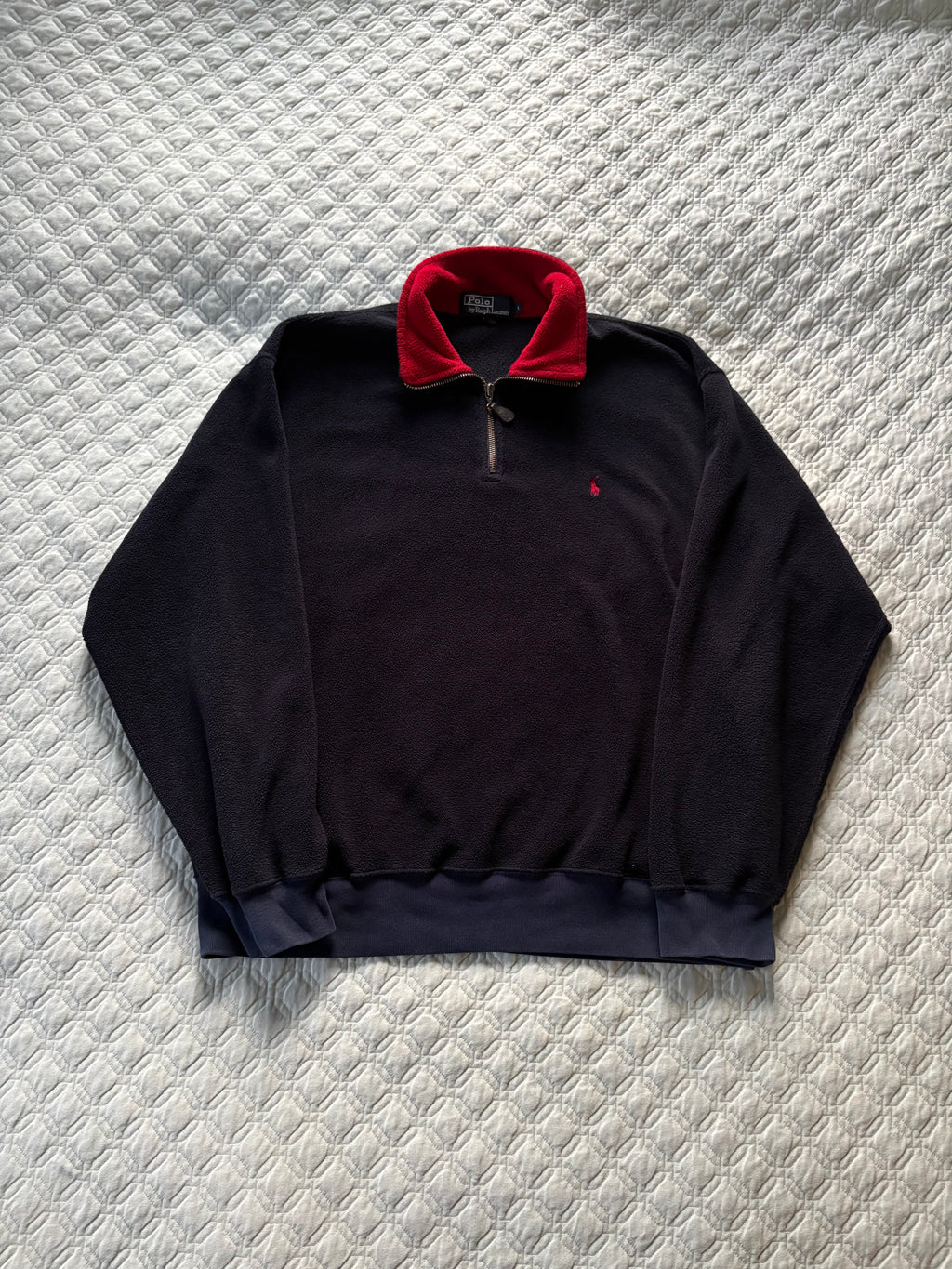 Polo Ralph Lauren Fleece Quarterzip (L)