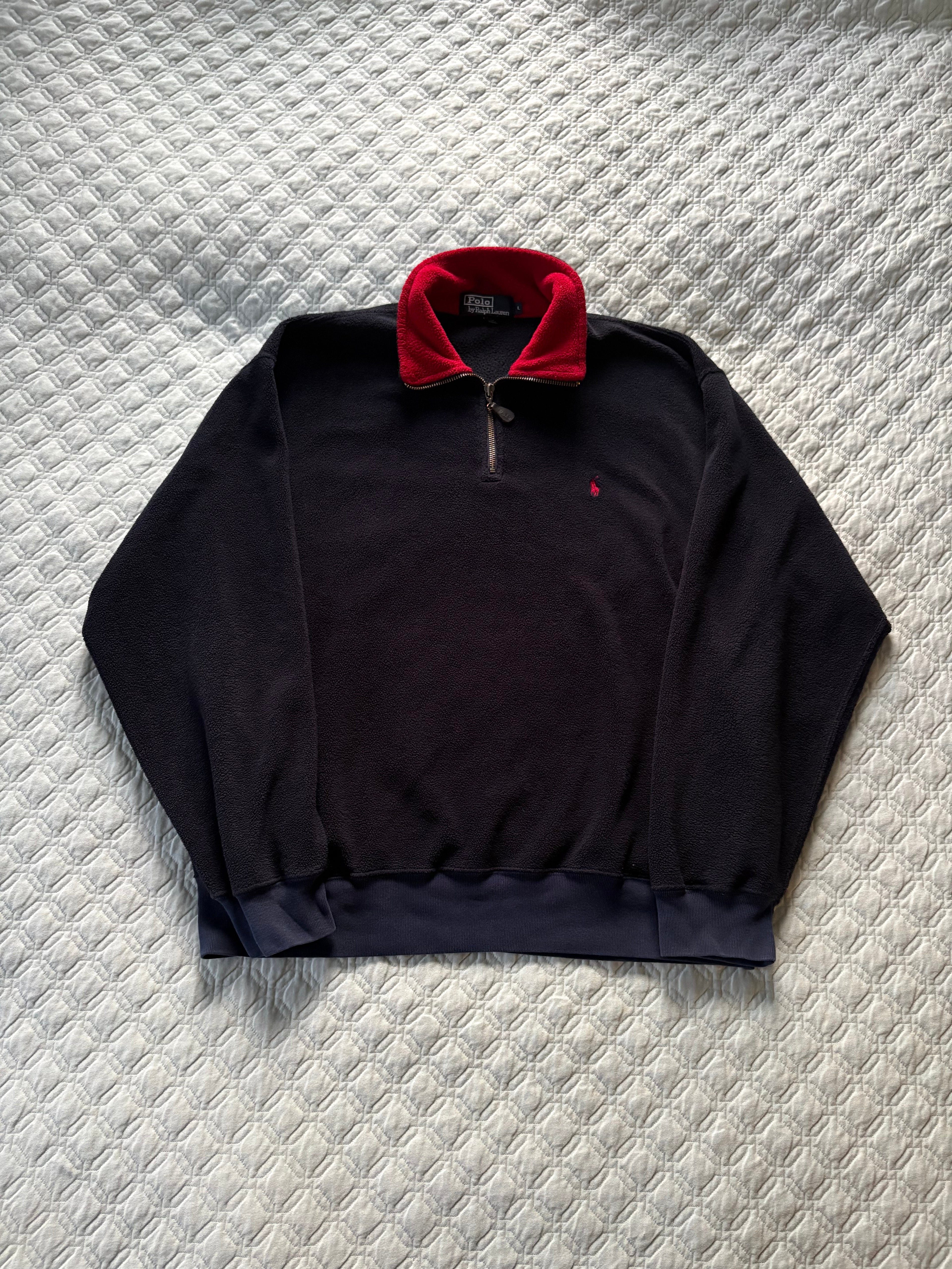 Polo Ralph Lauren Fleece Quarterzip (L)